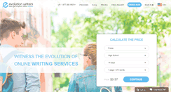 Desktop Screenshot of evolutionwriters.com